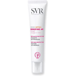 Tubetto da 40 ml di Svr Sansifine AR crema anti-arrossamenti con protezione solare 50+.