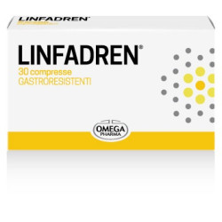 Confezione da 30 compresse di Linfadren integratore drenante per il benessere del microcircolo